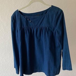 A.P.C. Paris Indigo denim top